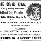 Genealogical Index to the Ovid Bee Newspaper – Ovid NY